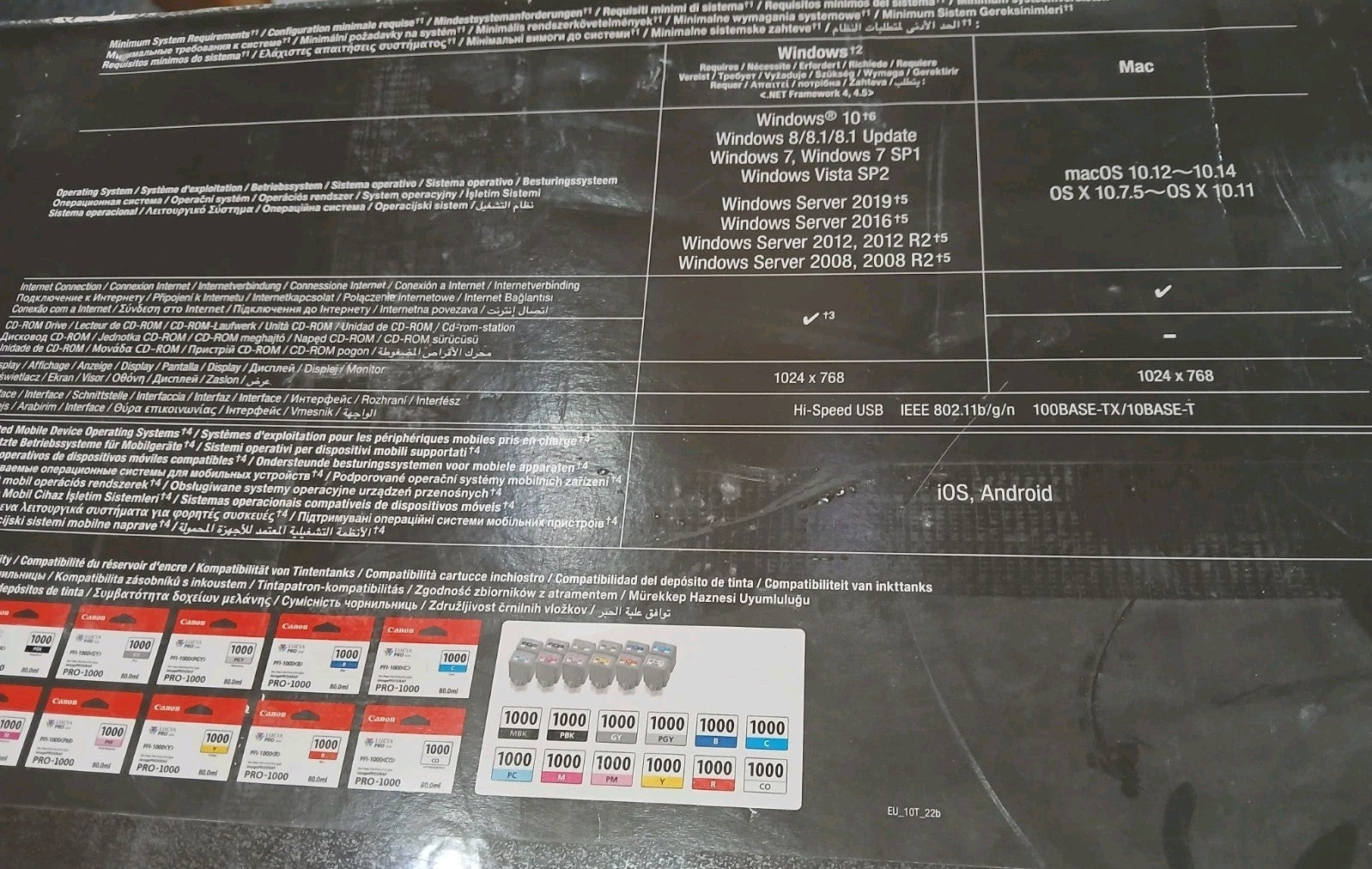 Canon imagePROGRAF PRO-1000 Farbdrucker Foto & Fine Art A2 Randlos Pigmenttinte