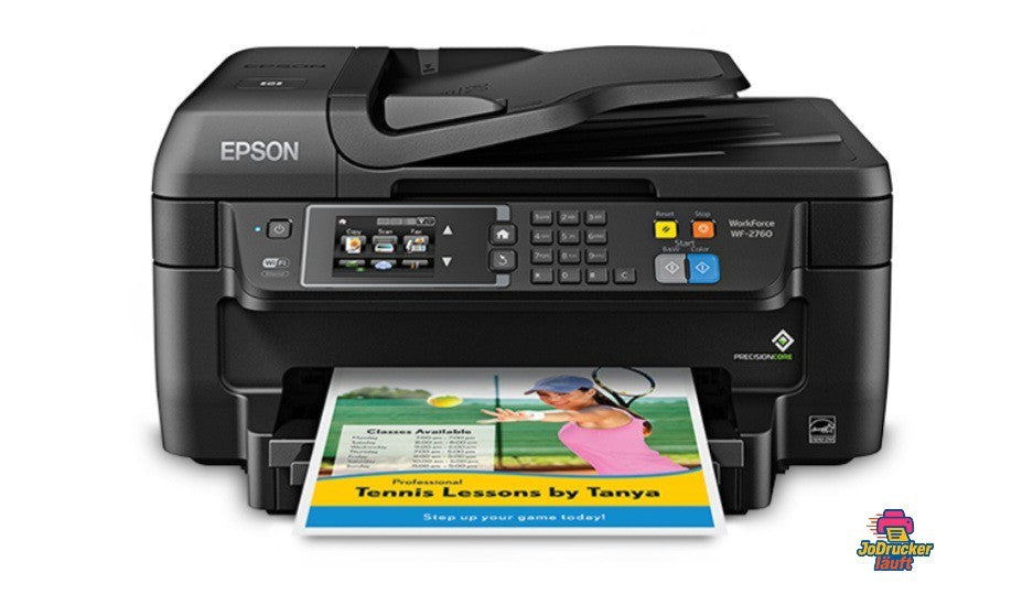 Epson WorkForce WF-2760DWF 4-in-1 Tintenstrahldrucker Duplex ADF USB 2.0 Win 11