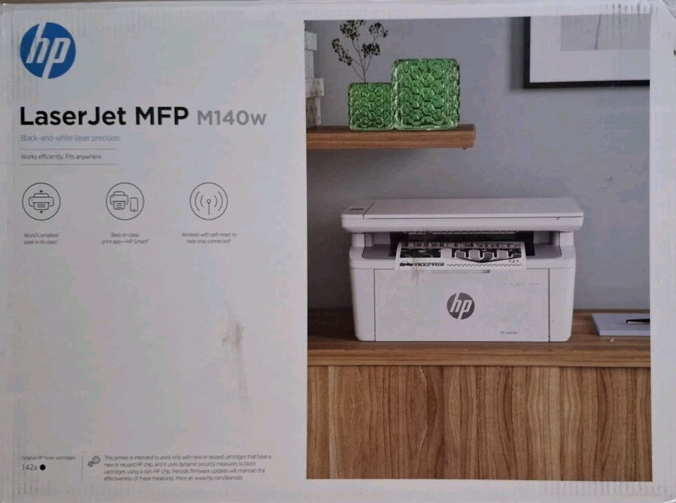 HP Laser Jet MFP M140w Multifunktionsdrucker Scannen Kopieren USB Wi-Fi Win 11