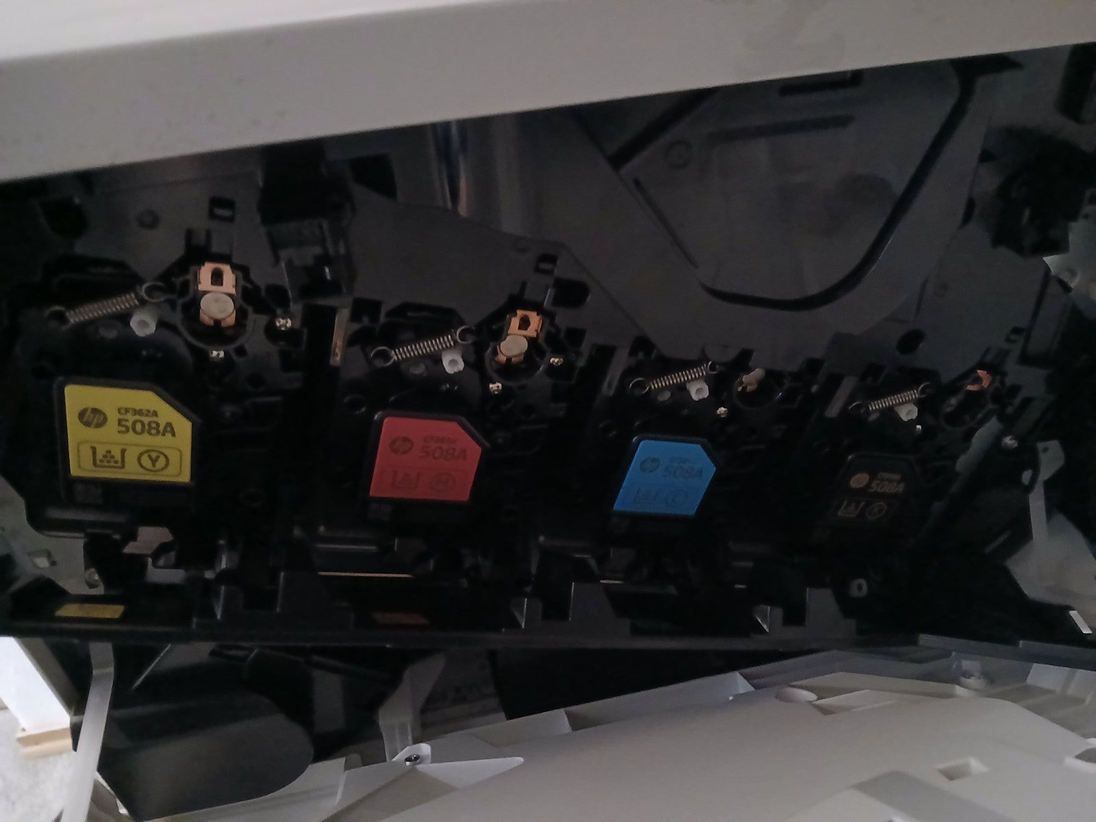 HP Color Laser Jet Enterprise M552dn Farblaserdrucker Duplex LAN Airprint Win 11