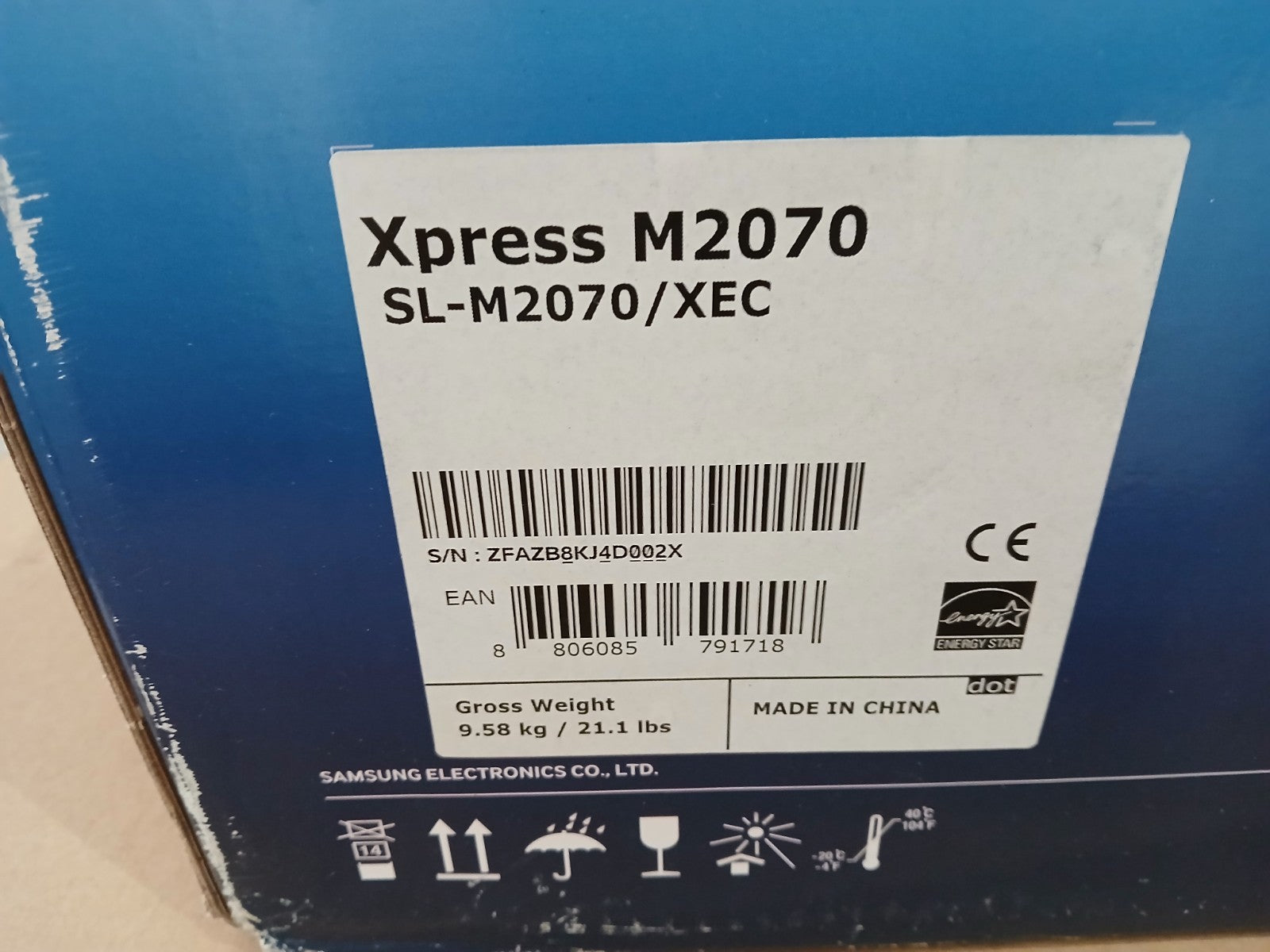 Samsung Xpress M2070 SW Laser Druck Scan Kopie USB 2.0 Windows 10 Home Office