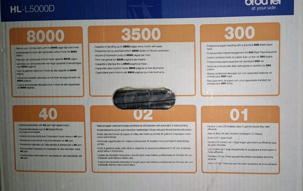 Brother HL-L5000D S/W Laserdrucker Duplex PDF Direkt XPS USB 2.0 Mac OS Win 11