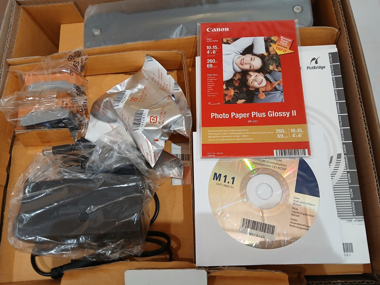 Canon PIXMA iP100 Tintenstrahldrucker Fotodrucker Unbenutzt USB NEU ! D. Läuft !