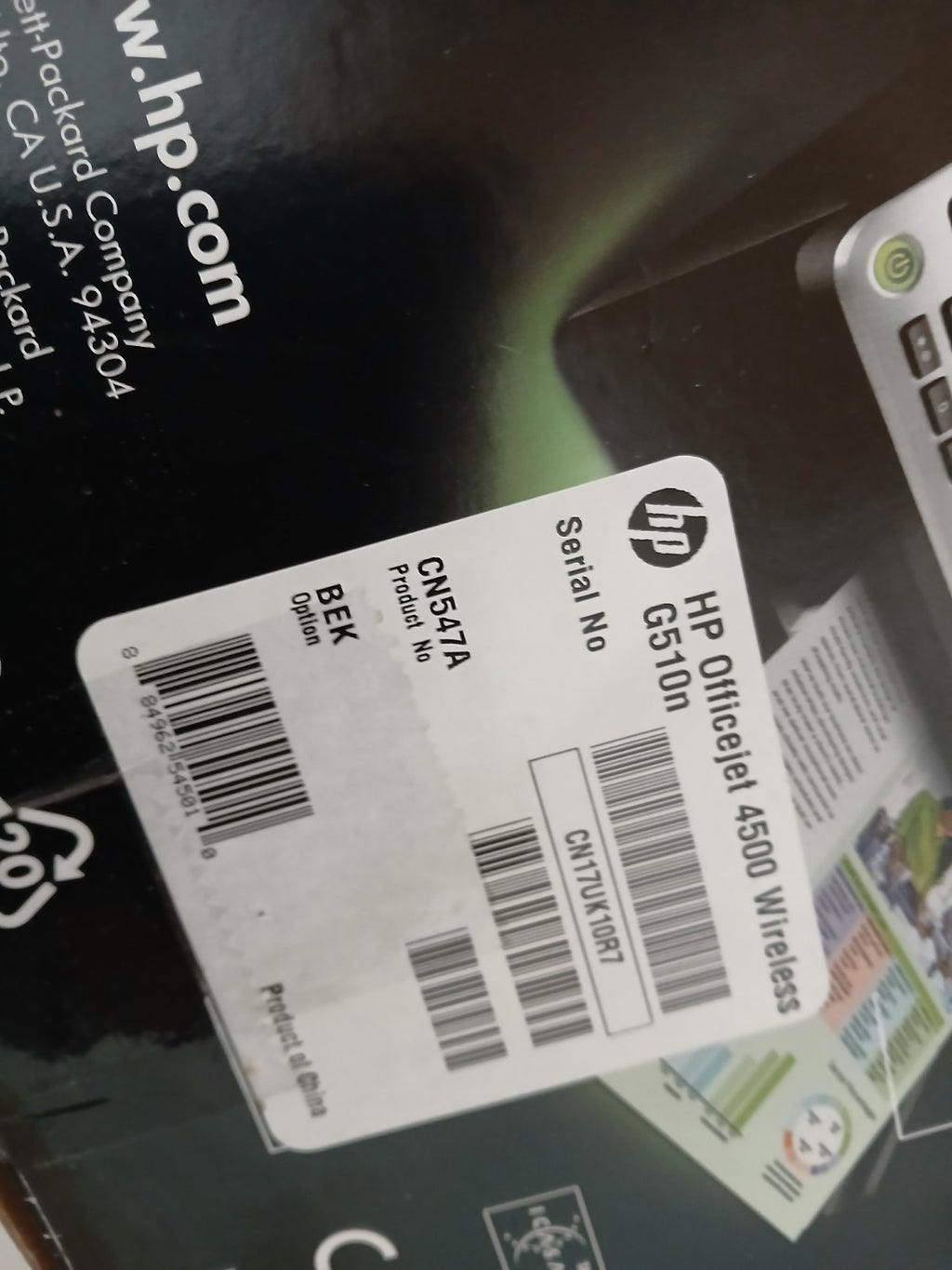 HP Officejet 4500 4-in-1-Tintenstrahldrucker Neuwertig! Unbenutzt! Blitzversand!