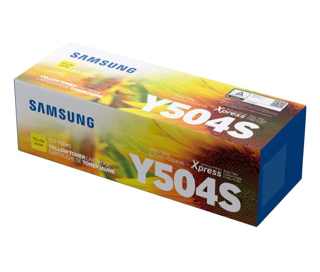 Original Samsung Tonerkartusche Y504S Schwarz Neu ! 1.800S. ! CLP + CLX +C18xx