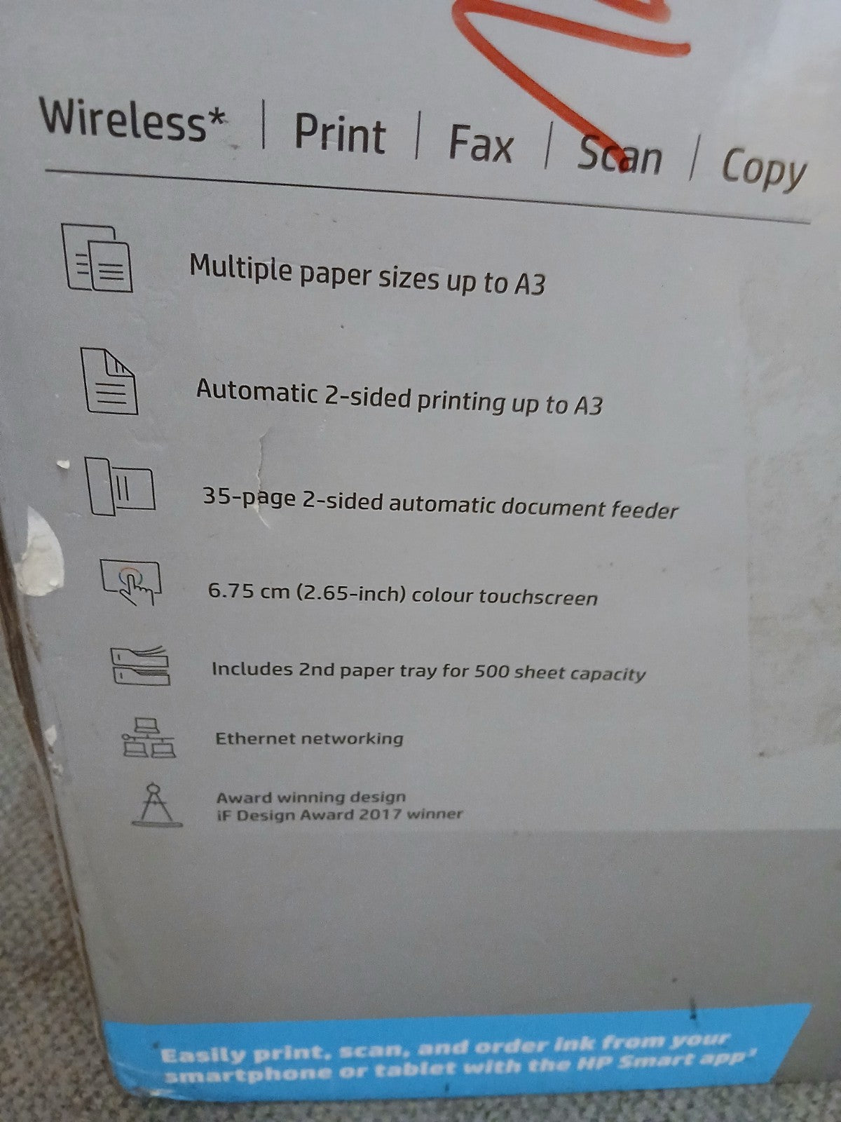 HP OfficeJet Pro 7740 Wide Format 4-in-1 Tinten-Profi-Gerät A3 Dual Duplex ADF !