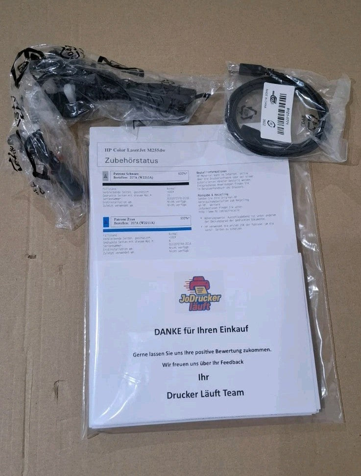 HP Color Laser Jet Pro M255dw Farblaserdrucker Duplex Wlan Airprint Win 11