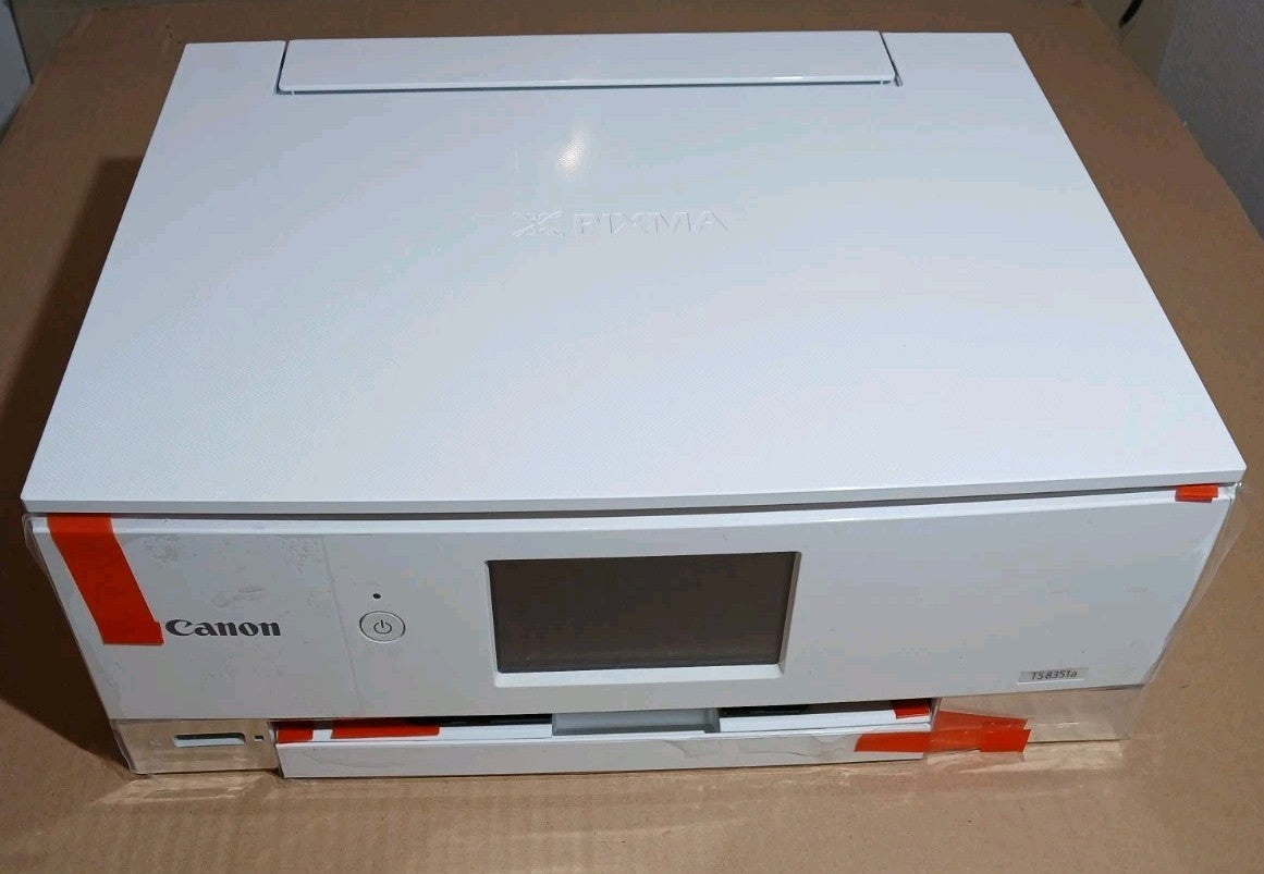 Canon PIXMA TS8351a 3-in-1 Tintenstrahldrucker Weiß Duplex CD/DVD Druck Airprint