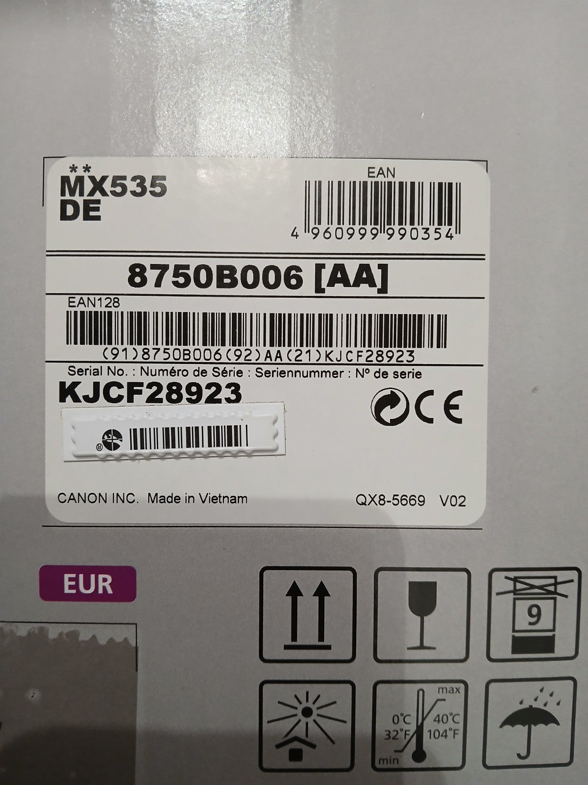Canon PIXMA MX535 4-in-1 Tintenstrahldrucker Duplex ADF Netzwerk Wi-Fi Direkt