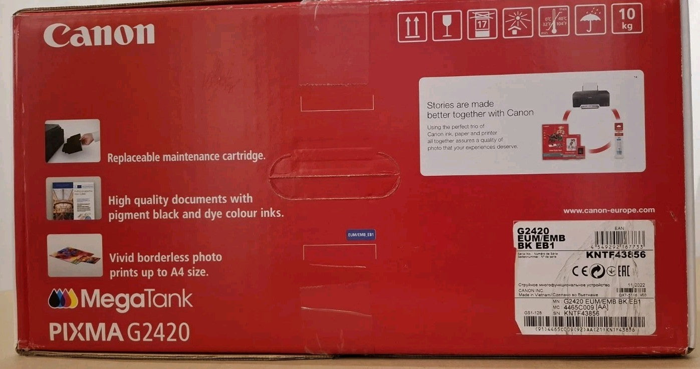 Canon Pixma G2420 3-in-1 Fotodrucker Tintendrucker Kopie Scan Druck USB Win 11