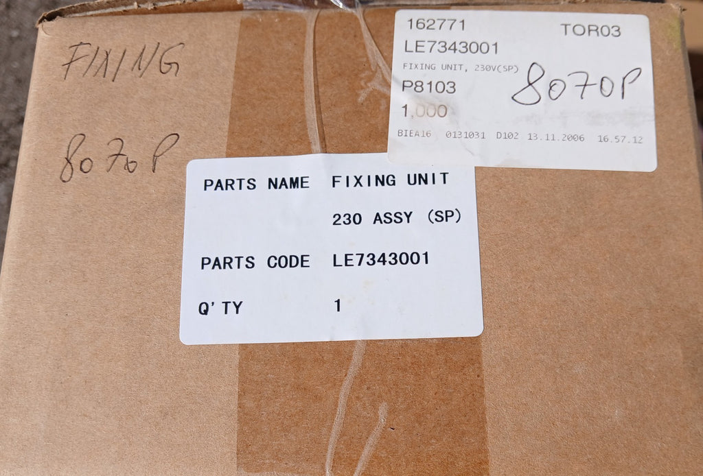 Brother LE7343001 Fixiereinheit Fuser Unit Fax 8070 MFC 9030 9070 9160 9180 OVP