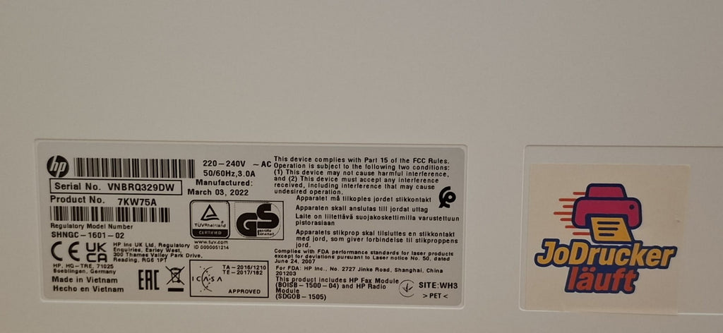 HP Color LaserJet Pro MFP M283fdw Multifunktionsdrucker Duplex ADF WLAN Win 11