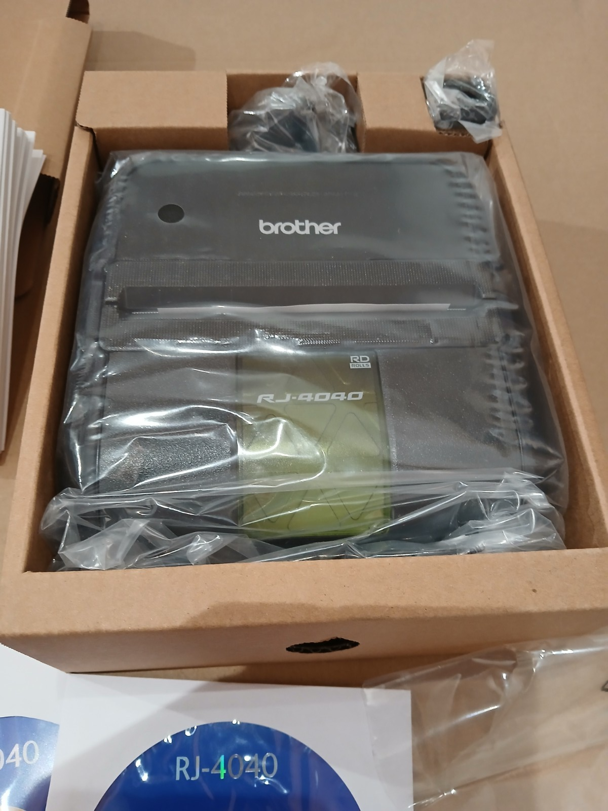 Brother RJ-4040 Thermodruck Etiketten Quittungen 104mm USB Seriell Mobiler Druck