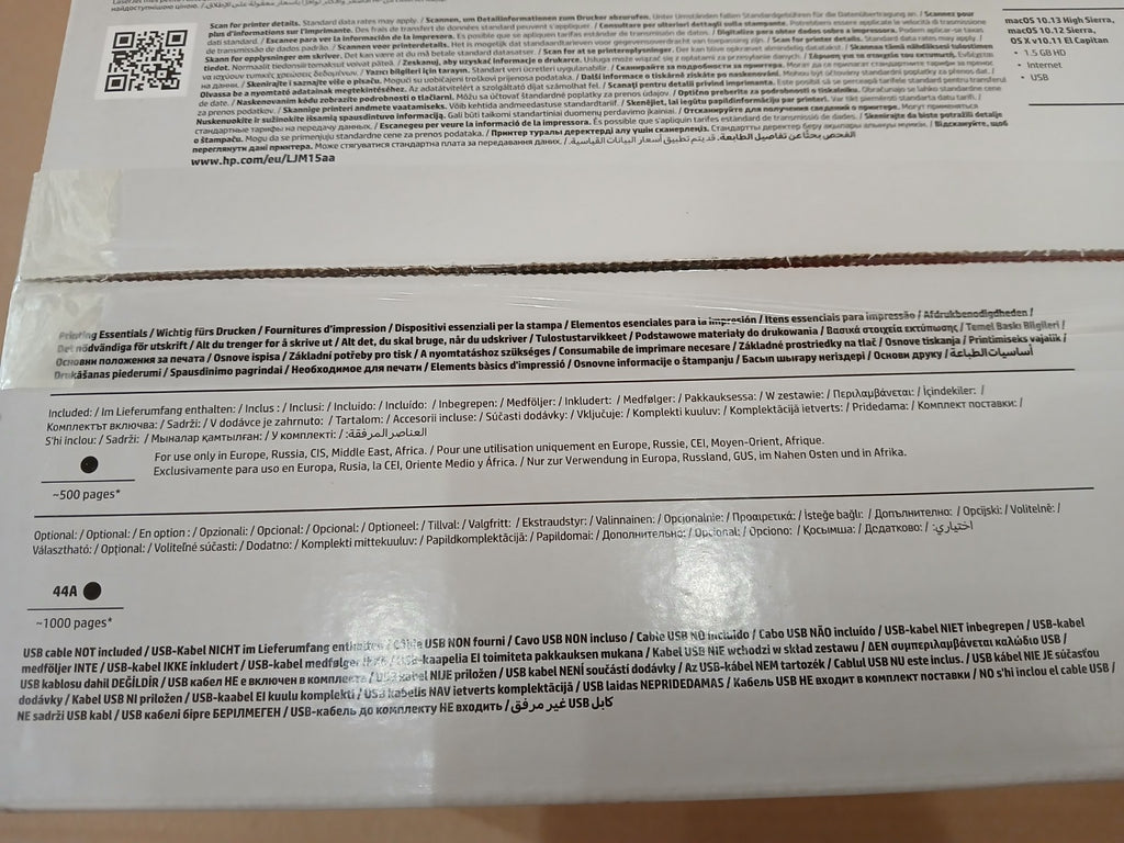 HP LaserJet Pro M15A Schwarz Weiß Laserdrucker USB Windows 11 Neu mit 2. Toner !