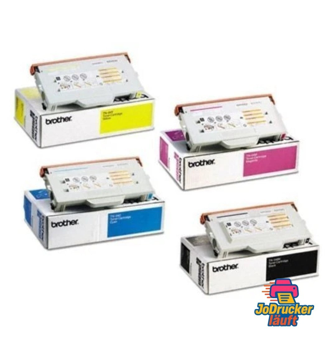 Satz Brother Toner TN-04BK TN-04C TN-04M TN-04Y für HL 2700CN MFC 9420CN Set Neu