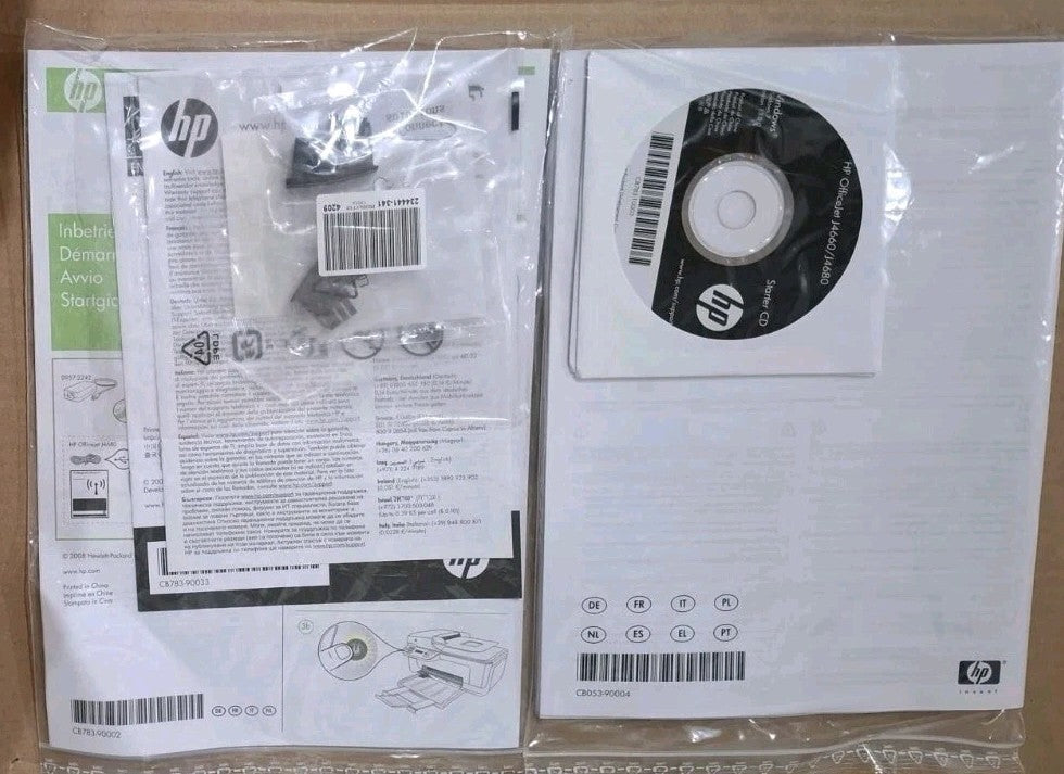 HP Officejet J4680 4-in-1 Tintenstrahldrucker Multifunktionsgerät ADF WLAN Win10