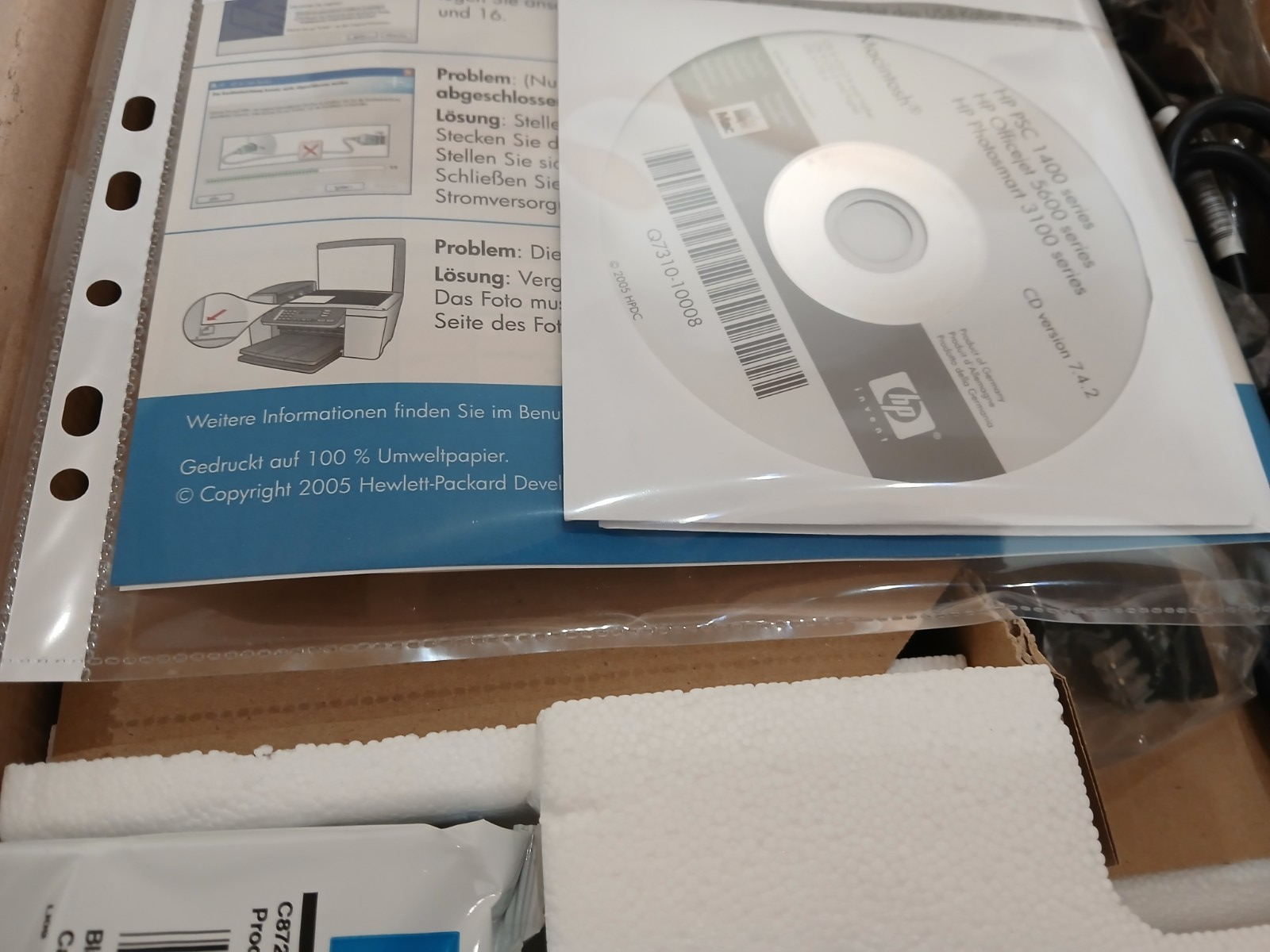 HP OfficeJet 5610 Tintenstrahldrucker 4-in-1-Multifunktionsgerät ADF USB Win 10