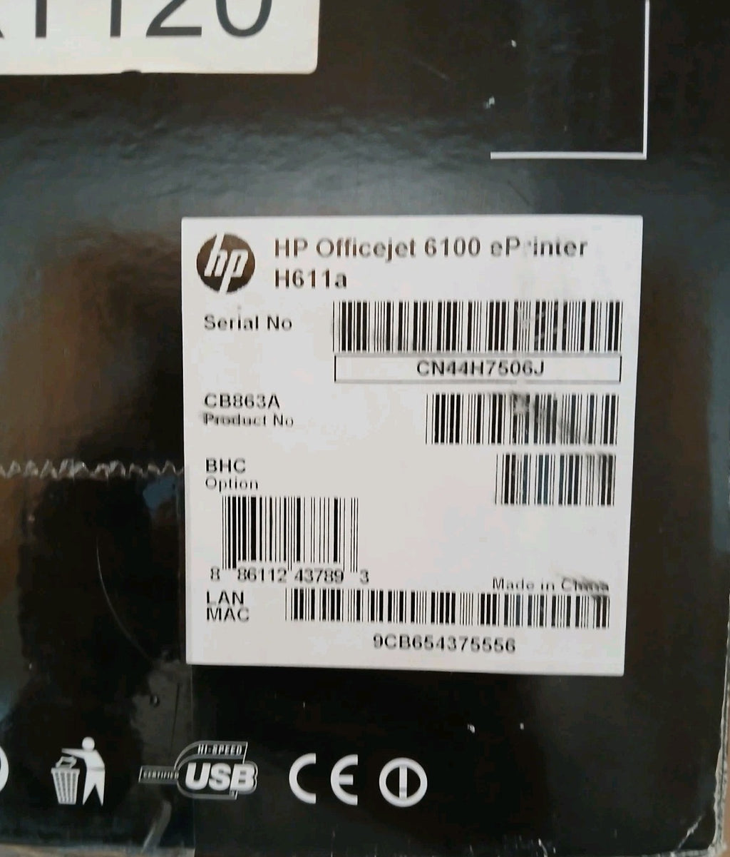 HP Office Jet 6100 ePrinter Drucker USB 2.0 LAN Wlan Airprint HP ePrint Win 11