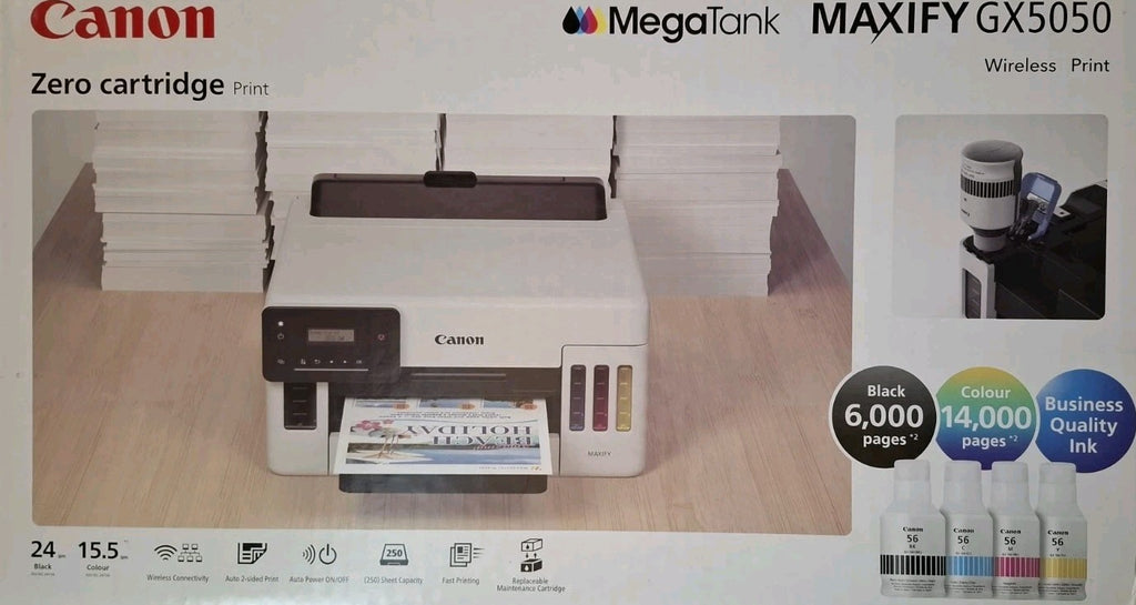 Canon Maxify GX5050 Tintenstrahldrucker Duplex Netzwerk Wlan Lan Airprint Win 11