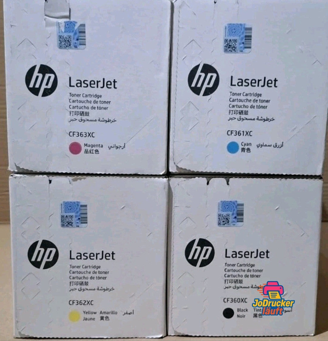 HP 4x XL Toner CF360XC CF361XC CF362XC CF363XC für HP M552 M553 MFP M577 Neu !