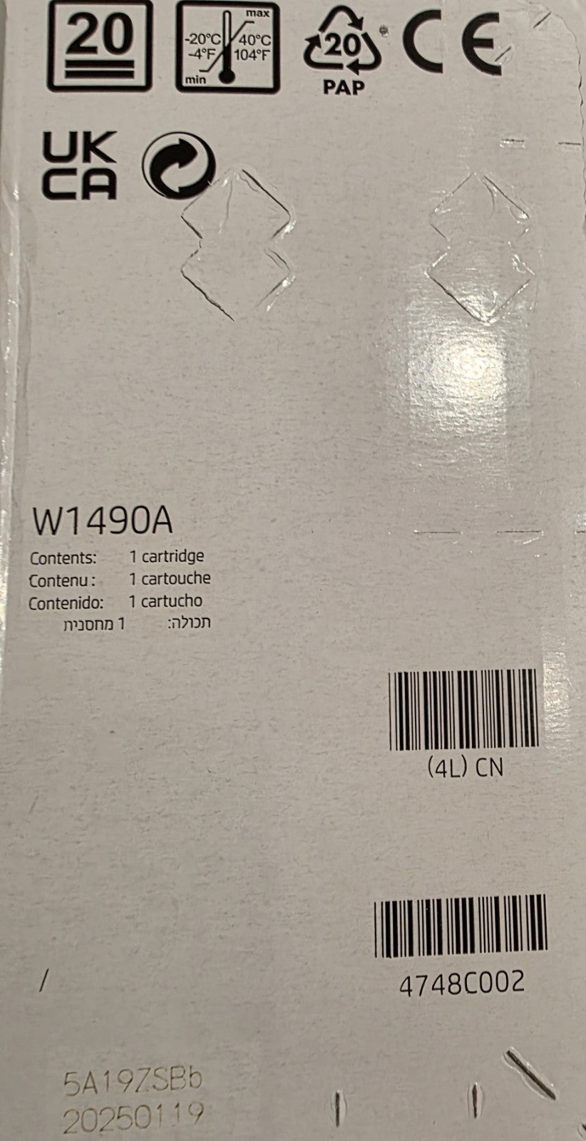 ORIGINAL HP 149A TONER SCHWARZ BLACK - W1490A - LASERJET PRO 4002, MFP 4102