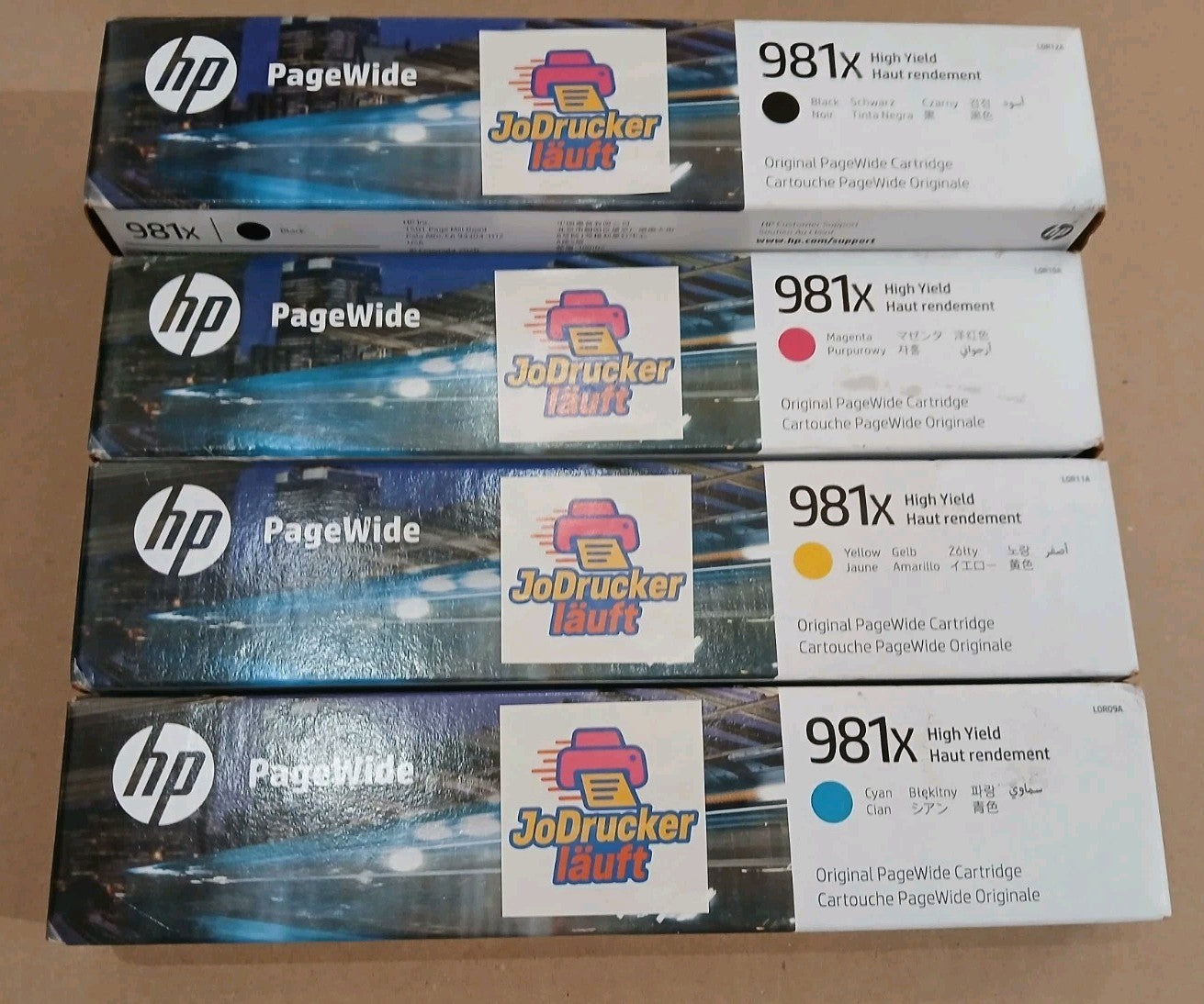 Original HP Patronen HP Page Wide Pro Color 556dn 556xh 586dn 586f FLOW MFP 586z