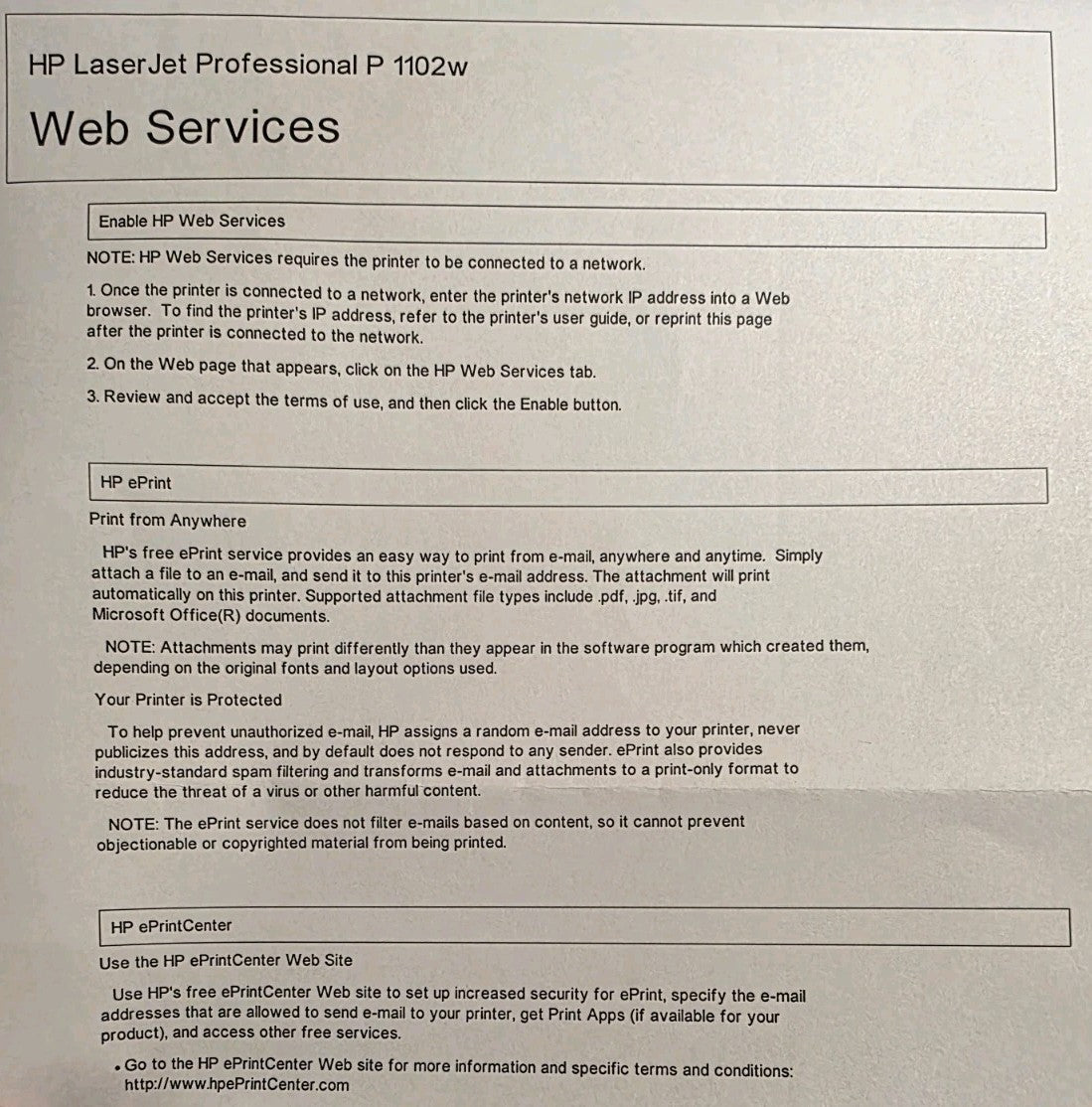 HP Laser Jet P1102w S/W Laser USB 2.0 Netzwerk Wlan Airprint Win 10 Langlebig