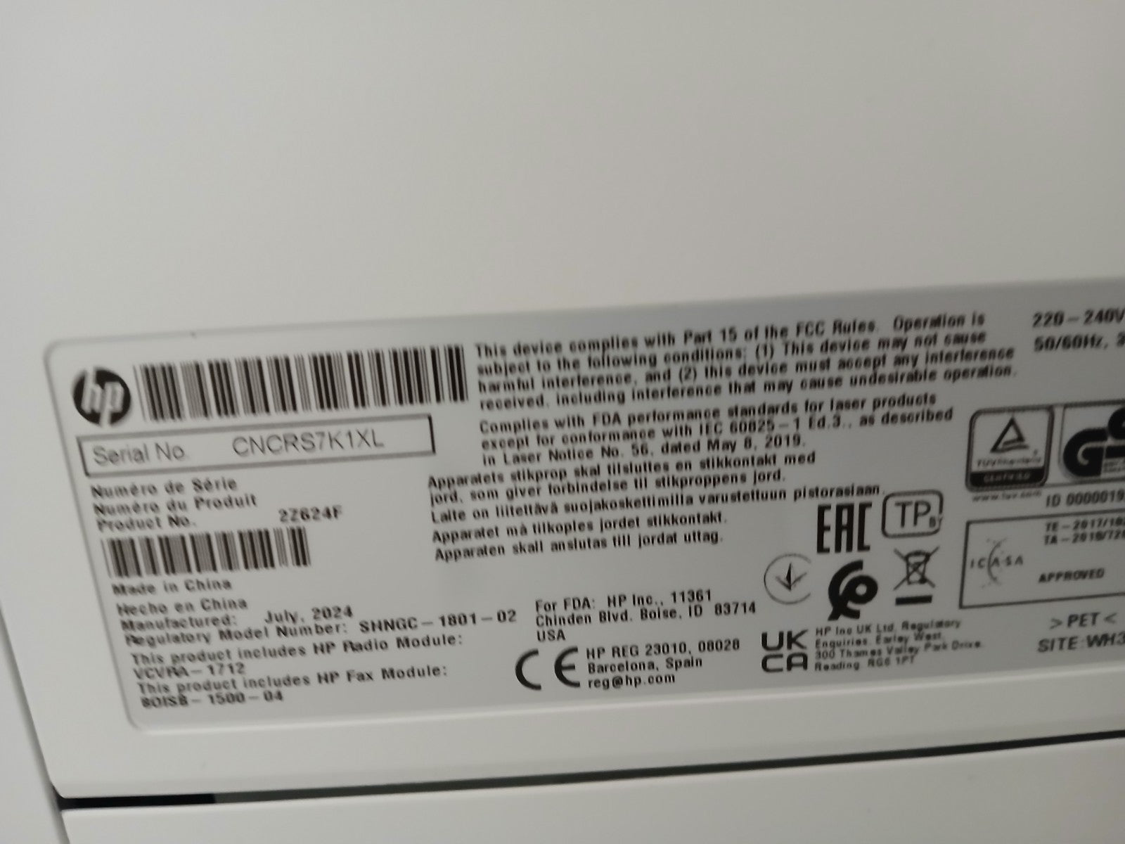 HP LaserJet Pro MFP 4102fdw S / W Laser Multifunktionsdrucker Dual Duplex ADF