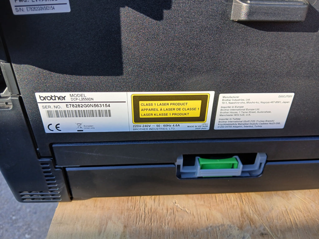 Brother MFC-L2550DN S/W Laser ADF USB Duplex LAN WIN 11 Toner + Drum Original !
