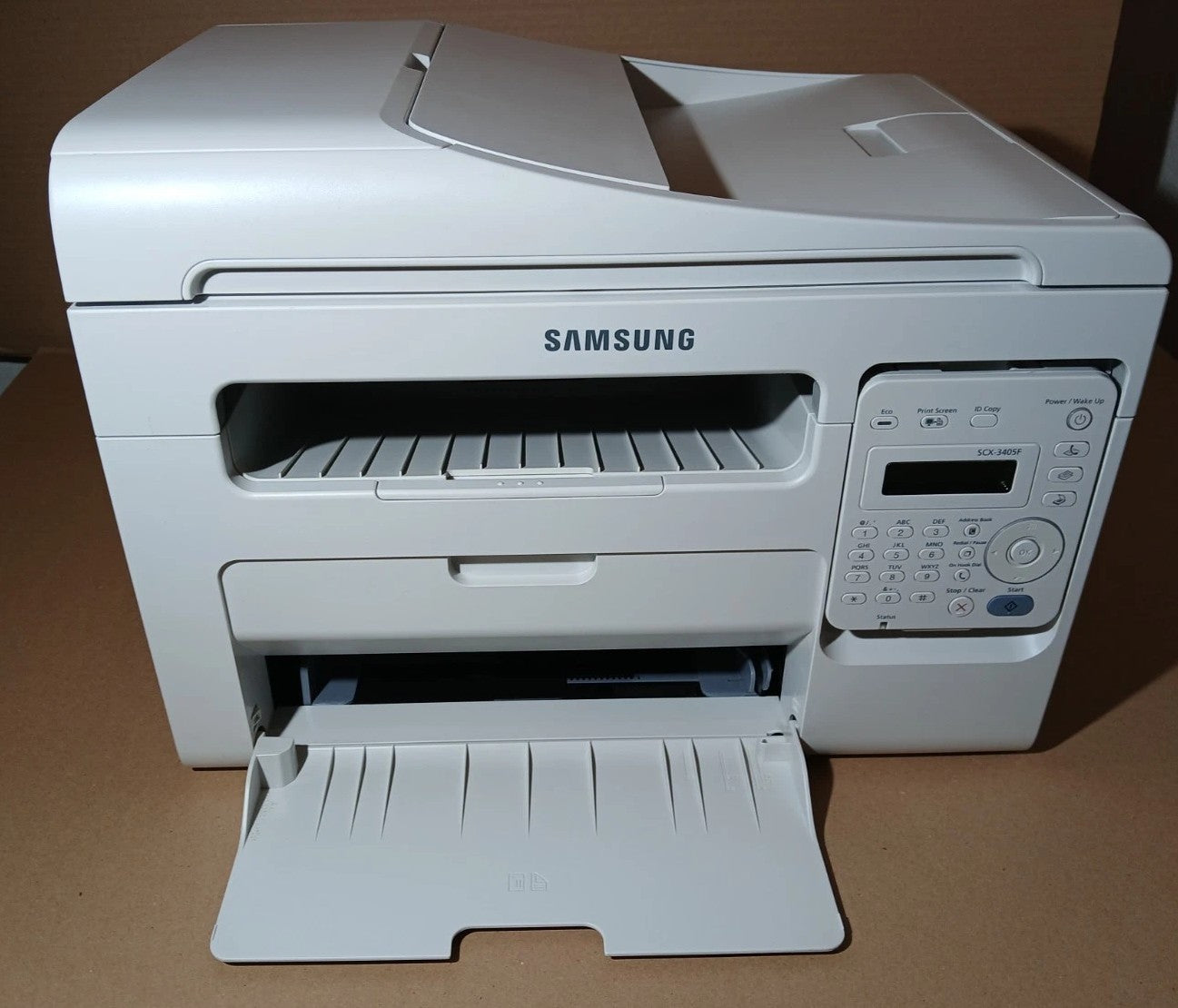 Samsung SCX-3405F SW Laserdrucker Scan Kopie Fax ADF Win 11 Nützlicher als M2070