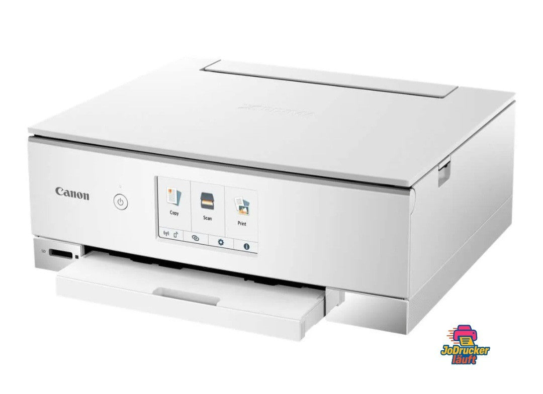 Canon PIXMA TS8351a 3-in-1 Tintenstrahldrucker Weiß Duplex CD/DVD Druck Airprint