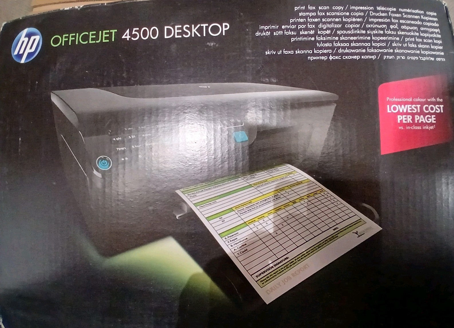 HP Officejet 4500 4-in-1-Tintenstrahldrucker Neuwertig! Unbenutzt! Blitzversand!
