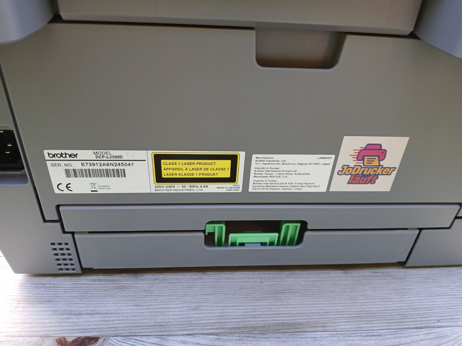 Brother DCP-L2500D S/W Laser Multifunktionsdrucker Kopie Scan Druck A4 Win 11