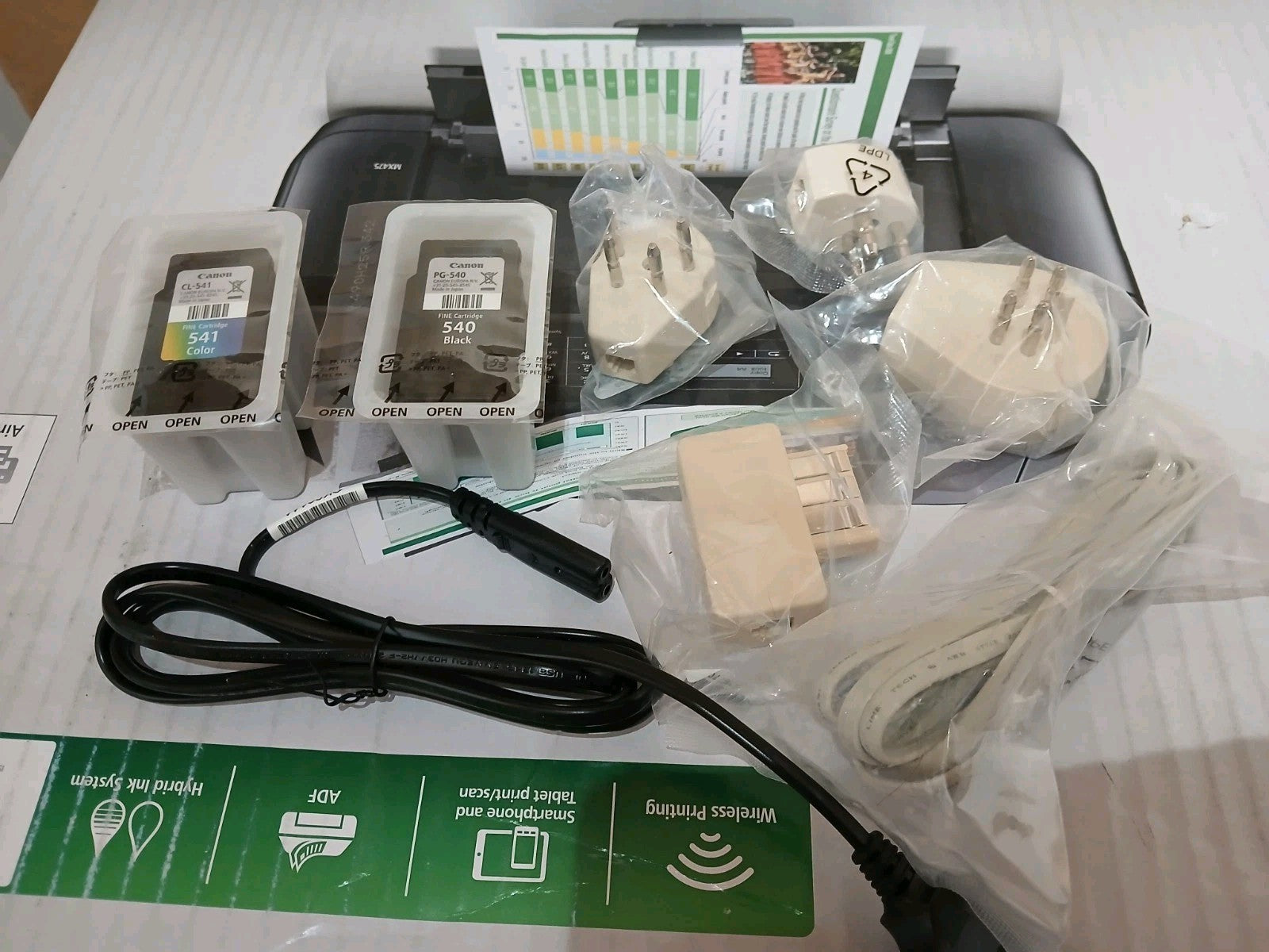 Canon Pixma MX 475 Druck Scan Kopie Fax ADF Wi Fi Direkt WLAN LAN Netzwerk Win11