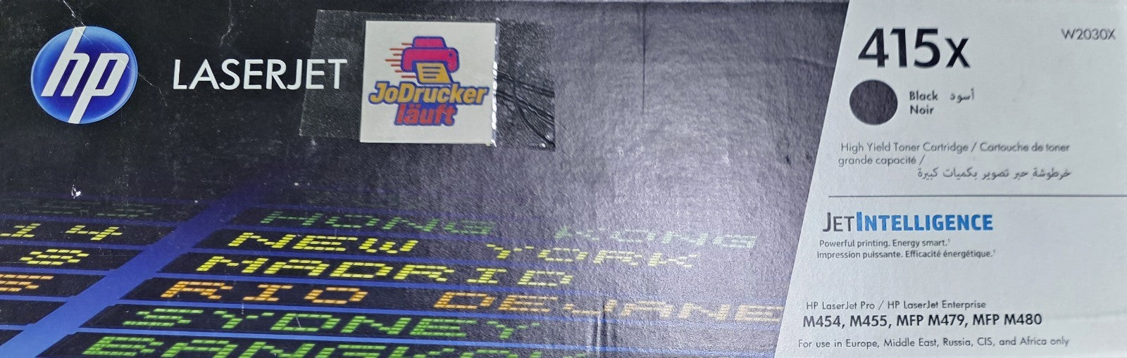 Original HP 415X schwarz Toner hohe Reichweite für LaserJet Pro M454 M455 M480