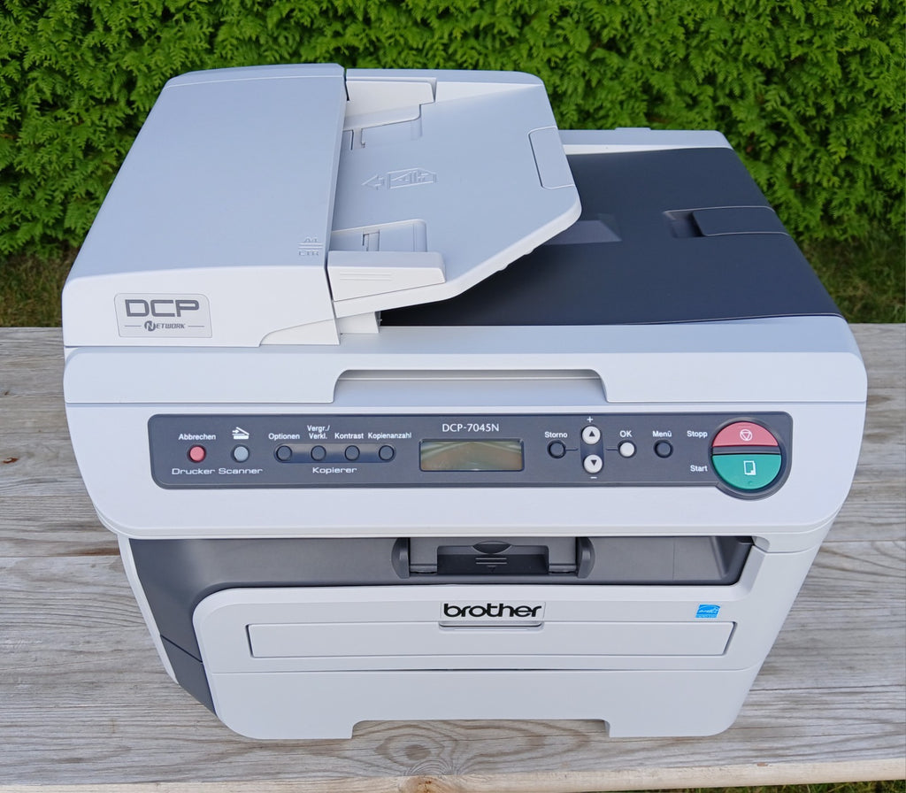 Brother DCP-7045N Laserdrucker Multifunktionsgerät ADF LAN USB 2.0 Windows 10