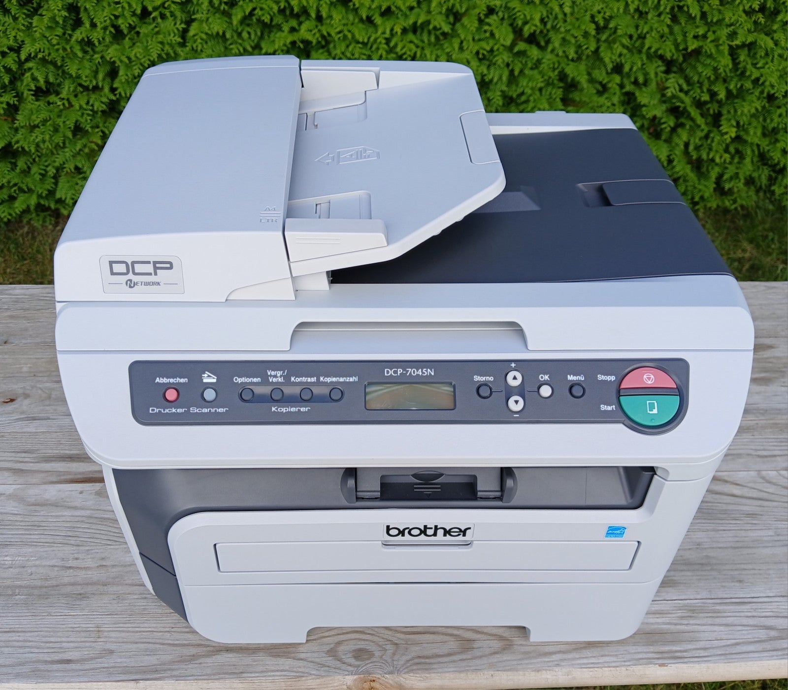 Brother DCP-7045N Laserdrucker Multifunktionsgerät ADF LAN USB 2.0 Windows 10