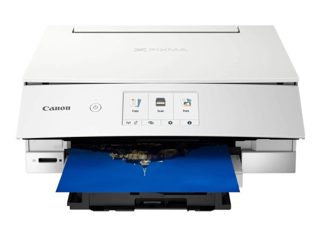 Canon PIXMA TS8351a 3-in-1 Tintenstrahldrucker Weiß Duplex CD/DVD Druck Airprint