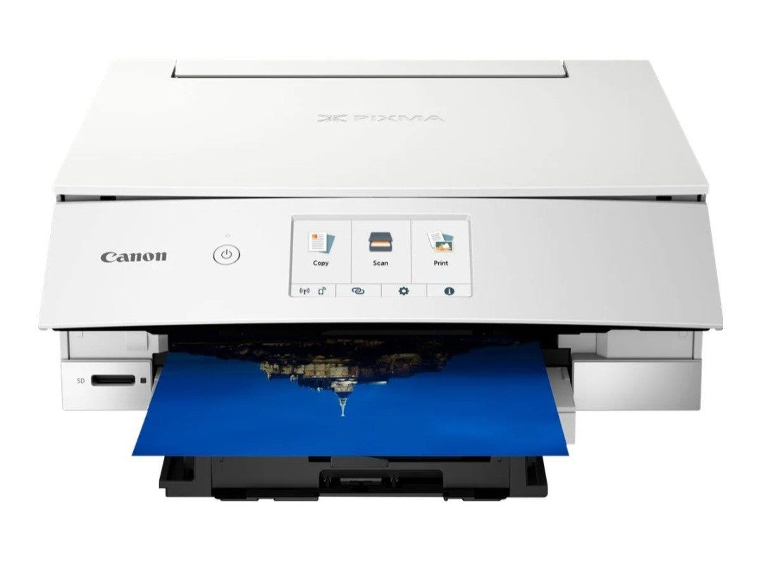 Canon PIXMA TS8351a 3-in-1 Tintenstrahldrucker Weiß Duplex CD/DVD Druck Airprint
