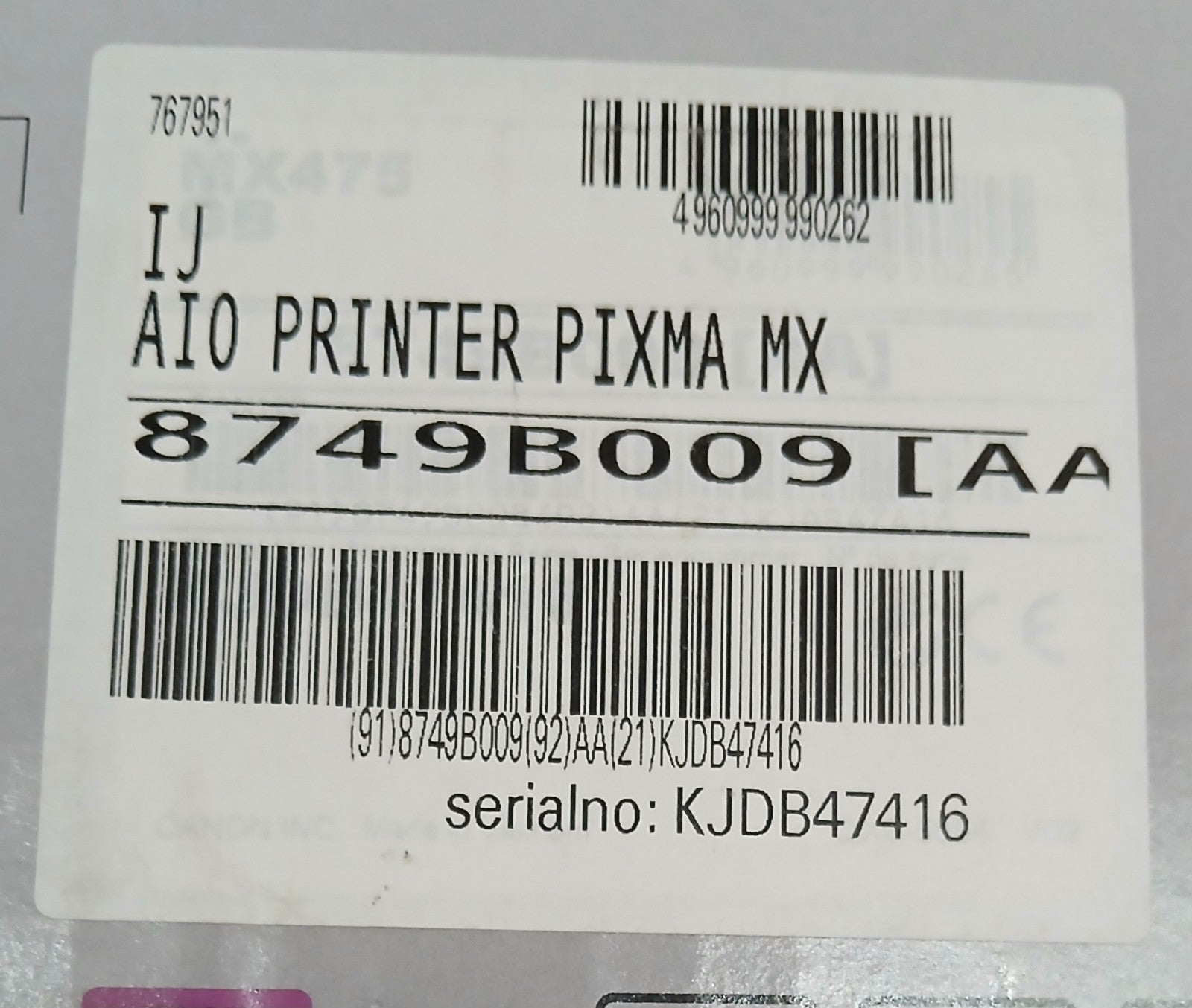 Canon Pixma MX 475 Druck Scan Kopie Fax ADF Wi Fi Direkt WLAN LAN Netzwerk Win11