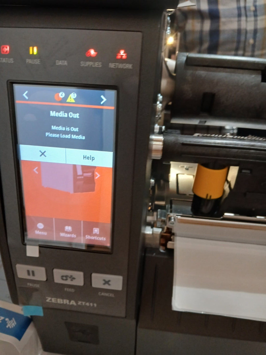 Zebra ZT411 203DPI Etikettendrucker Thermotransfer / direkt Bluetooth Netzwerk