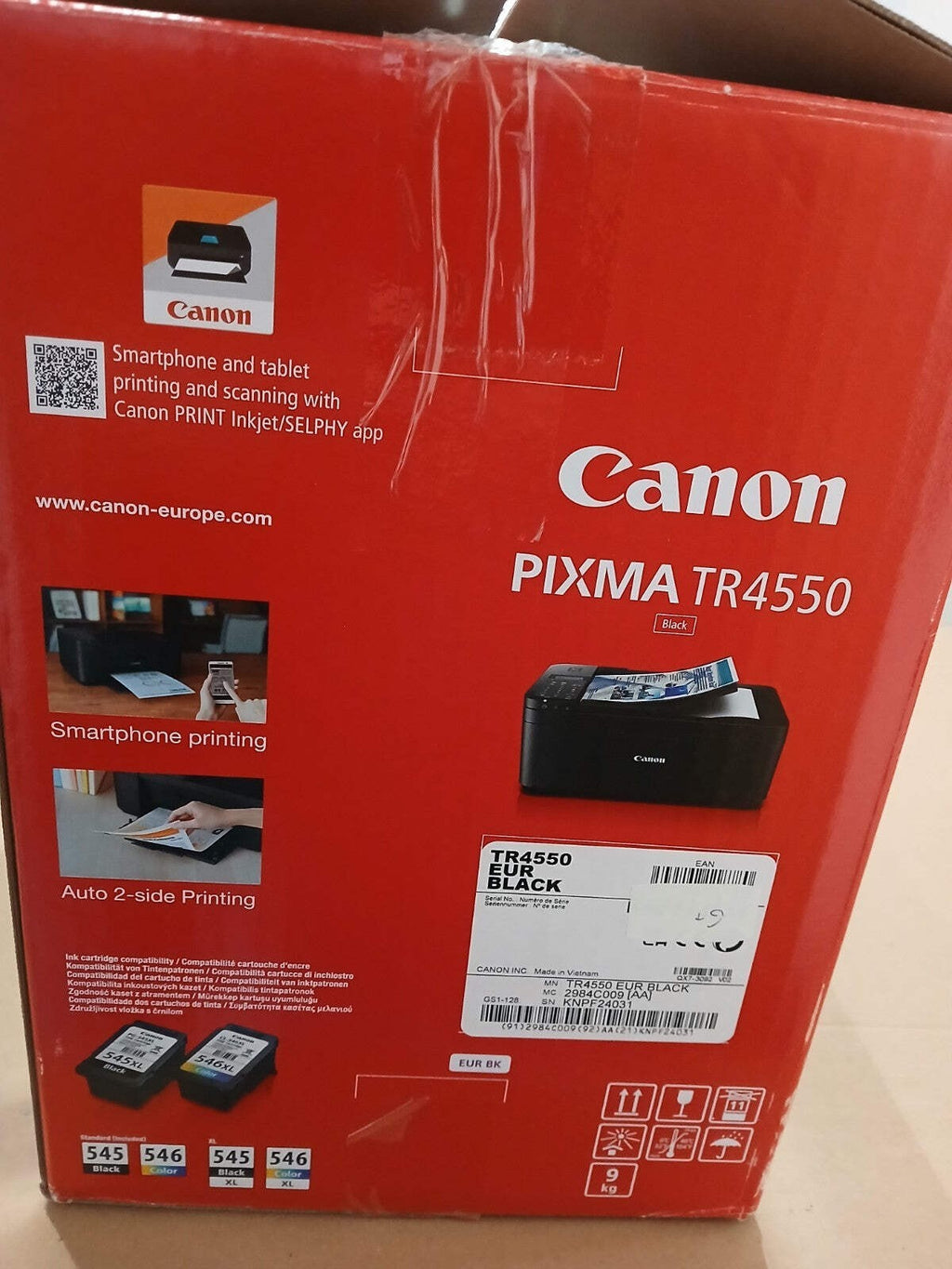Canon PIXMA TR4550 Tinten-Multifunktionsdrucker Duplex ADF WLAN Airprint Win 11