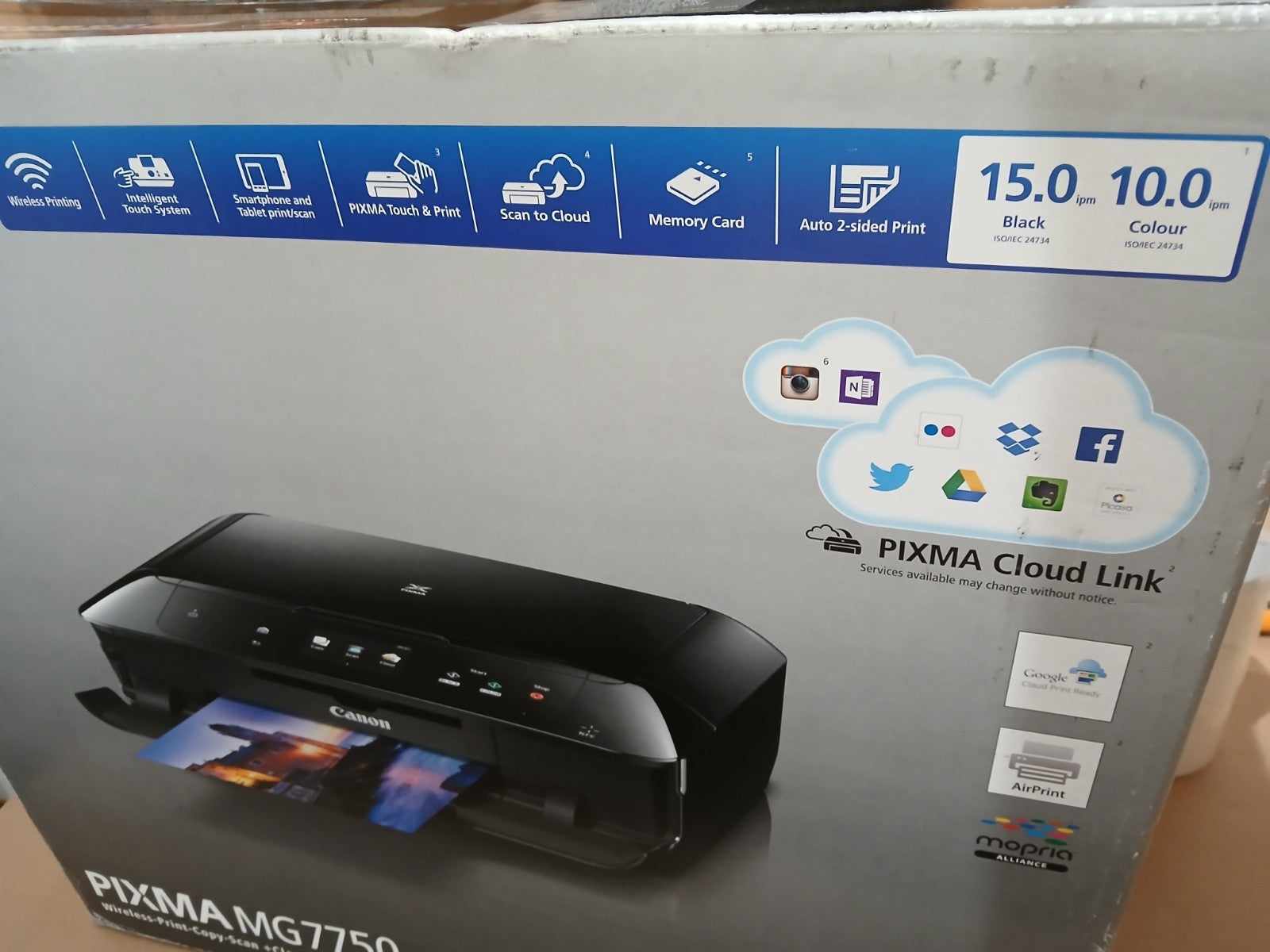 Canon Pixma MG 7750 3in1 Tintenstrahl-Multifunktionsgerät Duplex Airprint Win 11