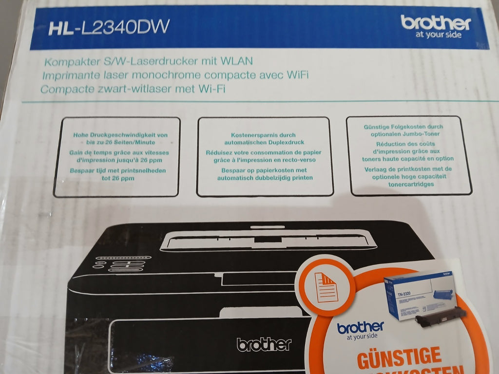 Brother HL-L2340DW S/W Laserdrucker Duplex Wi-Fi Netzwerk Airprint USB2.0 Win 11