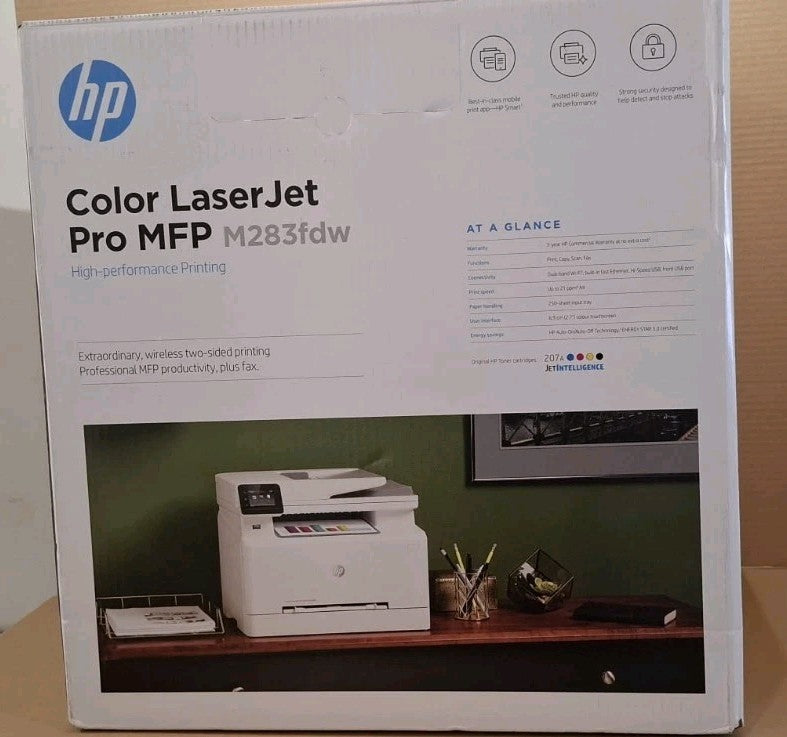 HP Color LaserJet Pro MFP M283fdw Multifunktionsdrucker Duplex ADF WLAN Win 11