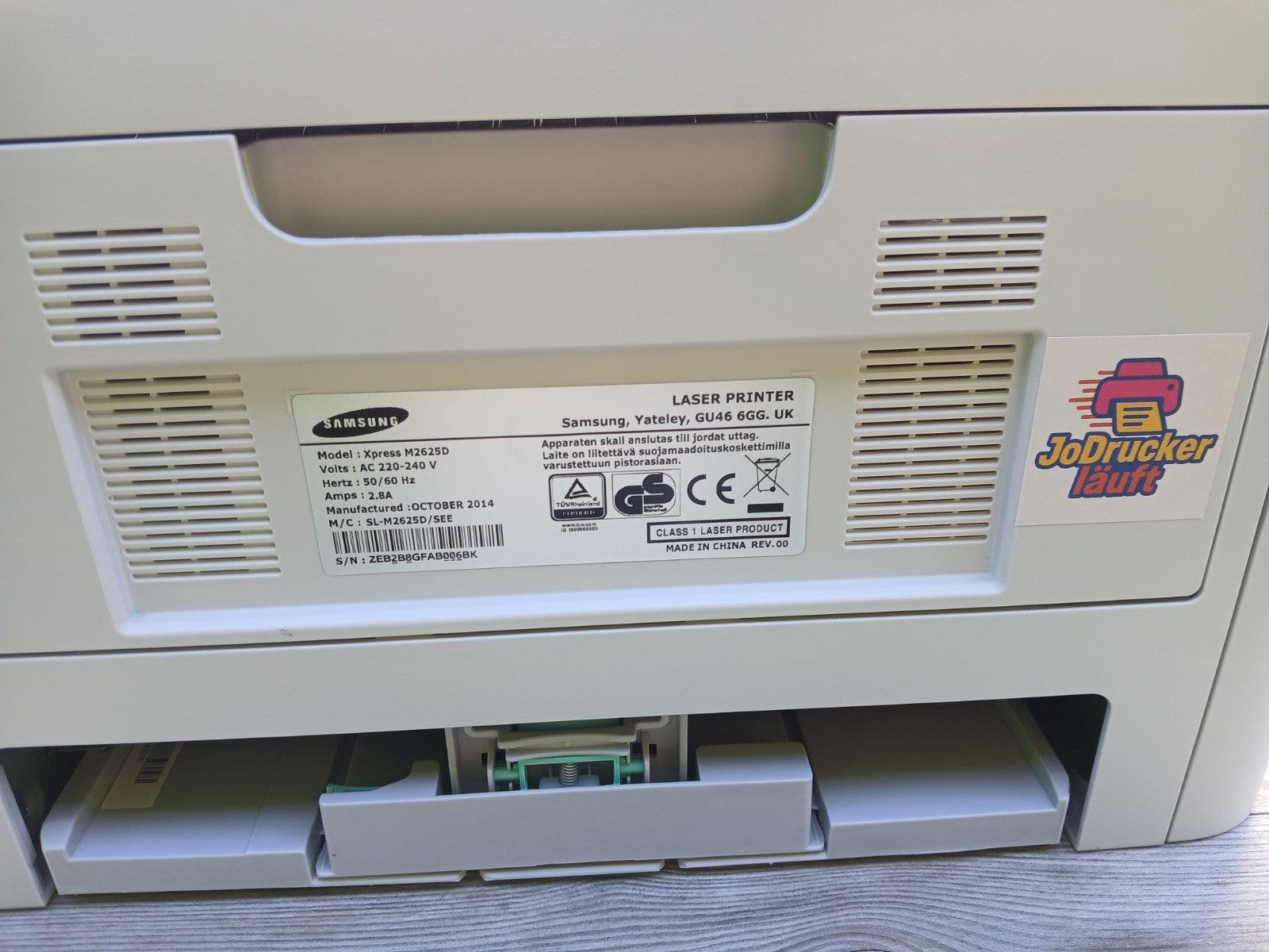 Samsung M2625D Schwarz Weiß Laserdrucker Duplex USB 2.0 A4 Kompakt Windows 11