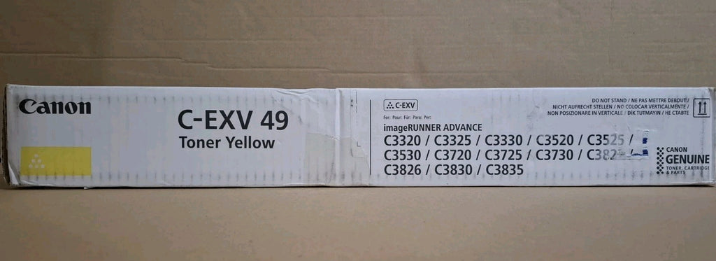 Original Canon 8527B002 CEXV49Y C-EXV49 Toner gelb für IR C33 C37 C38 Modelle