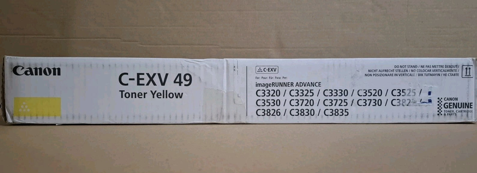 Original Canon 8527B002 CEXV49Y C-EXV49 Toner gelb für IR C33 C37 C38 Modelle
