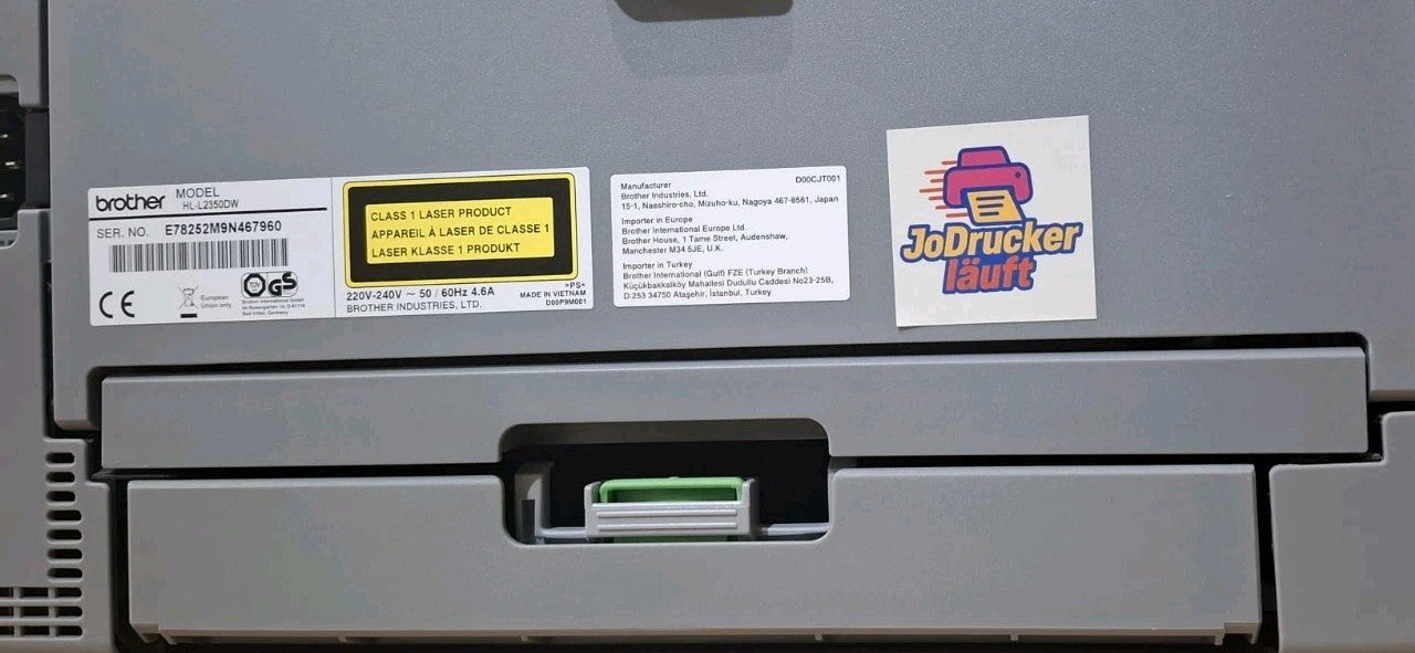 Brother HL-L2350DW S/W Laserdrucker Duplex + Wi-Fi + USB + Airprint + Win 11 !