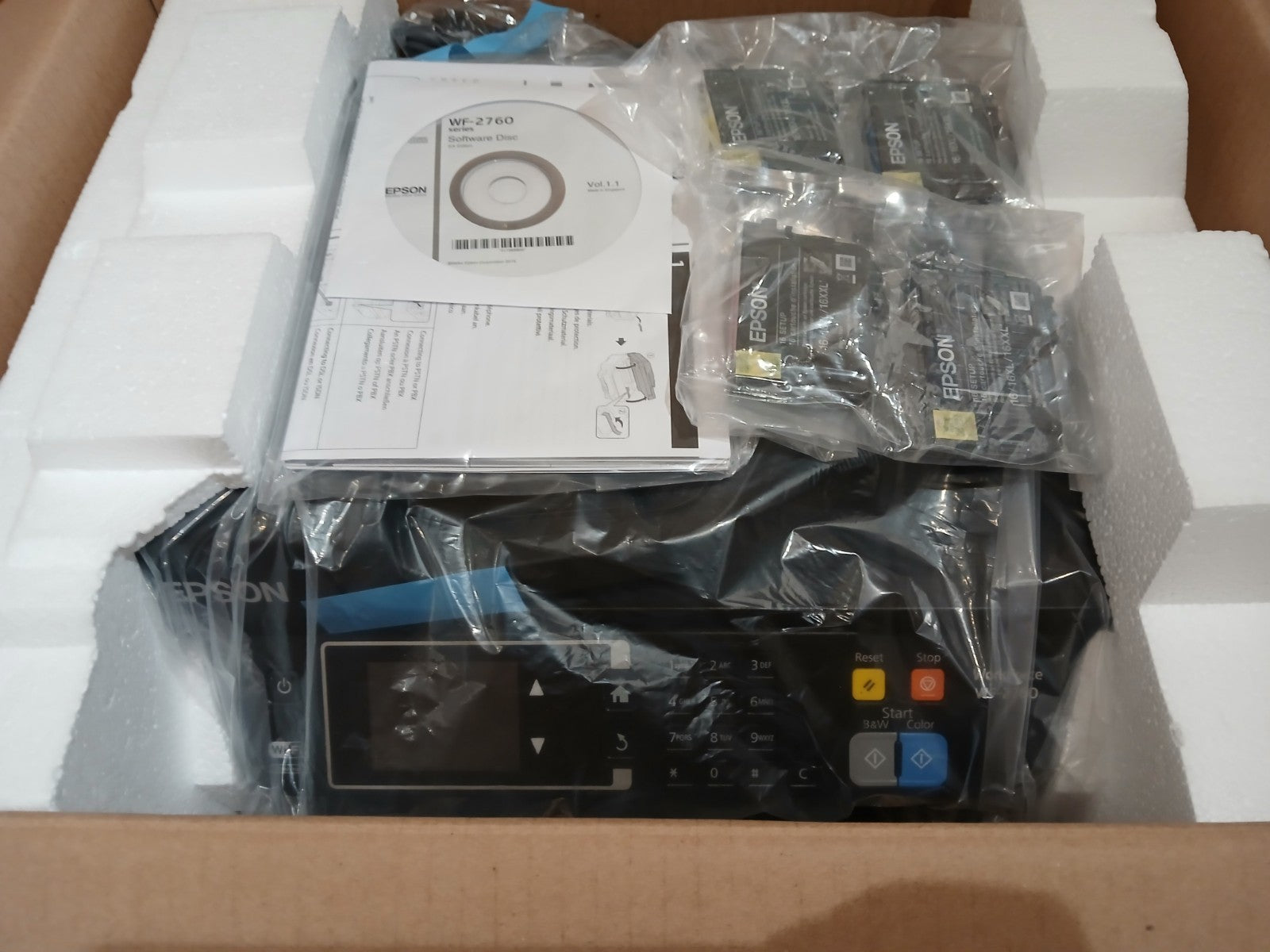 Epson WorkForce WF-2760DWF 4-in-1 Tintenstrahldrucker Duplex ADF USB 2.0 Win 11